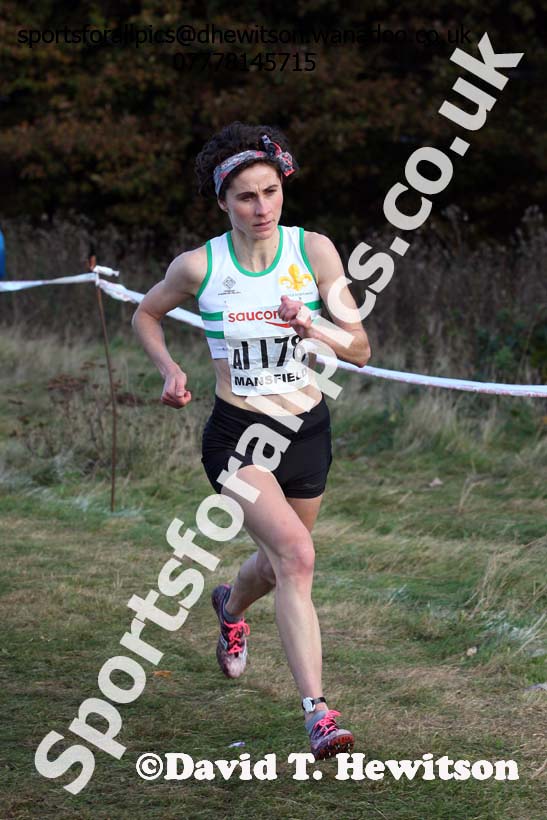Senior women, 2016 National Cross Country Relays, Berry Hill Park, Mansfield. Photo: David T. Hewitson/Sports for All Pics